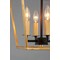 Maxim Lighting Abode 4-Light 12" Wide Gold Leaf / Textured Black Chandelier 25152GLTXB - alternate 3